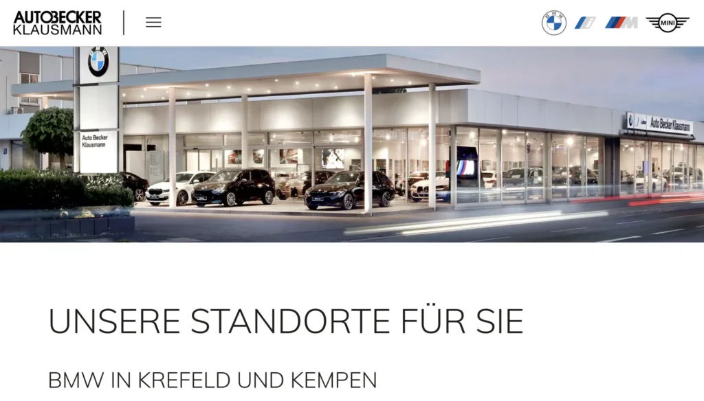 Success Story: Auto Becker Klausmann BMW/MINI Krefeld